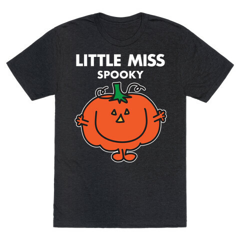 Little Miss Spooky Halloween Pumpkin T-Shirt