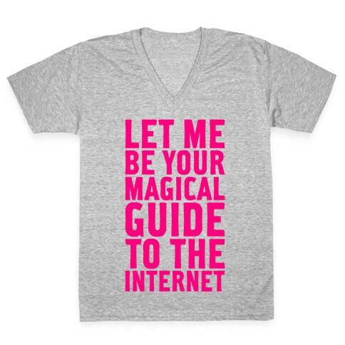 Magical Guide To The Internet V-Neck Tee Shirt
