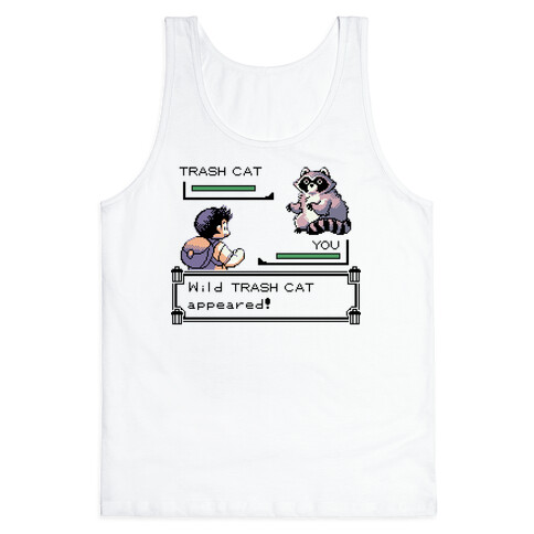 Wild Trash Cat Appears! Tank Top