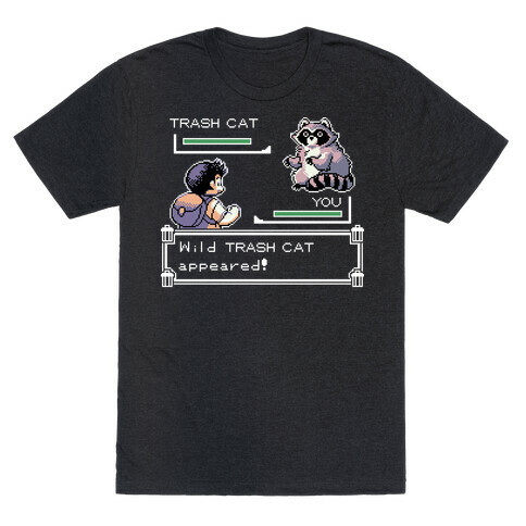 Wild Trash Cat Appears! T-Shirt