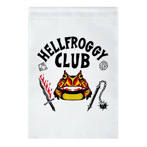 Hellfroggy Club Hellfire Club Garden Flag