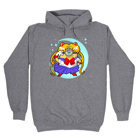 Sailor Moonion Textless Hooded Sweatshirt