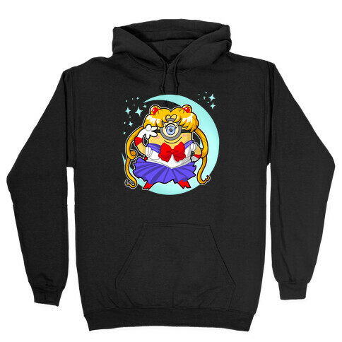 Sailor Moonion Textless Hooded Sweatshirt