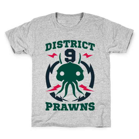 District 9 Prawns (Sports Logo Parody) Kids T-Shirt
