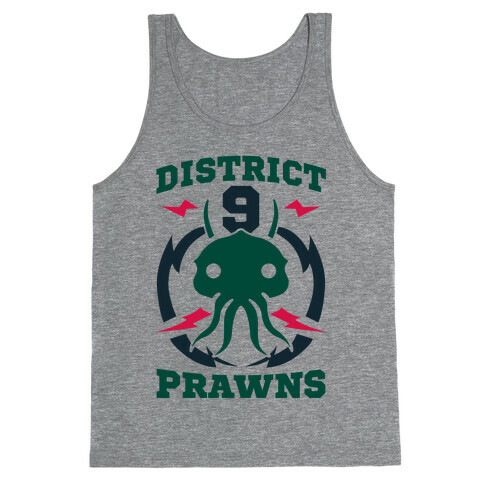 District 9 Prawns (Sports Logo Parody) Tank Top