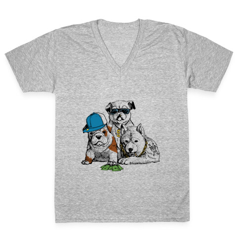 Pup Life V-Neck Tee Shirt
