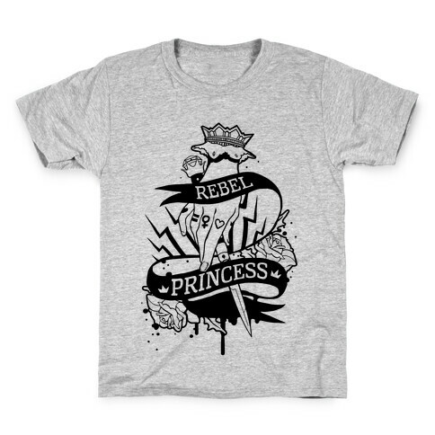 Rebel Princess Kids T-Shirt