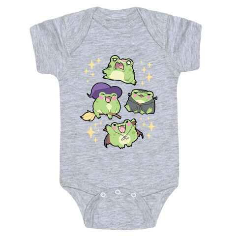Halloween Frogs Baby One-Piece