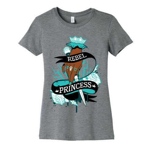 Rebel Princess Womens T-Shirt