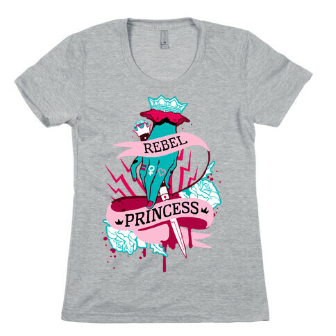 Rebel Princess Womens T-Shirt