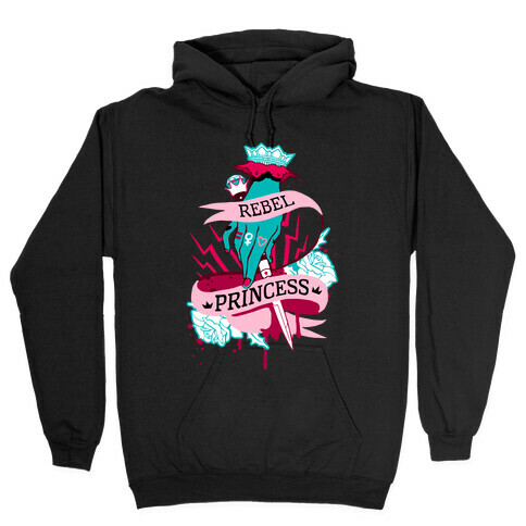 Rebel Princess Hooded Sweatshirt