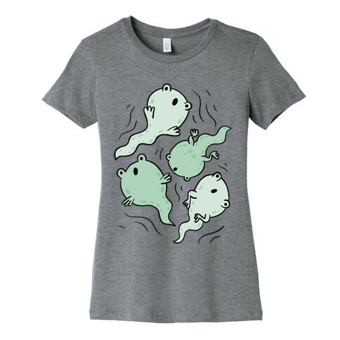 Tadpole Ghost Frogs Womens T-Shirt
