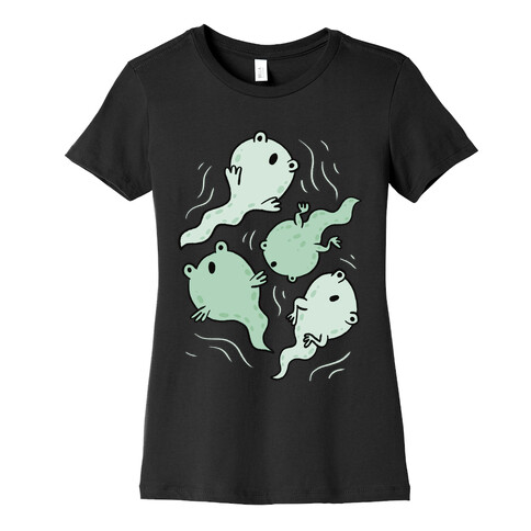 Tadpole Ghost Frogs Womens T-Shirt