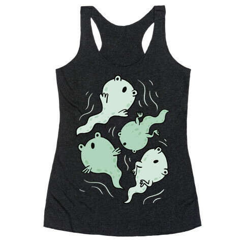 Tadpole Ghost Frogs Racerback Tank Top