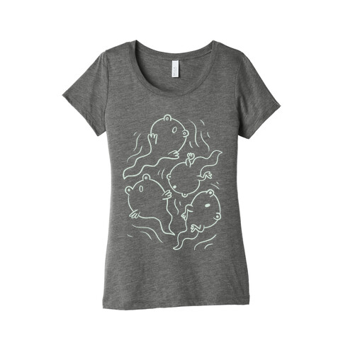 Tadpole Ghost Frogs Womens T-Shirt