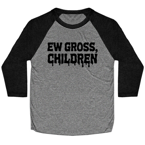 Ew Gross, Children Baseball Tee