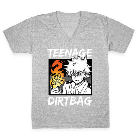Tenage Dirtbag Bakugo V-Neck Tee Shirt