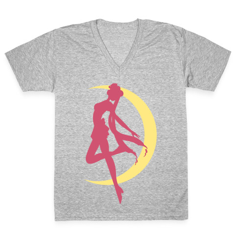 Magical Moon Girl V-Neck Tee Shirt