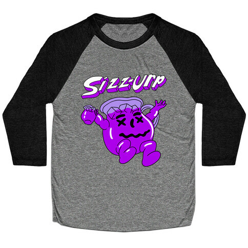 Sizz-urp Man Baseball Tee