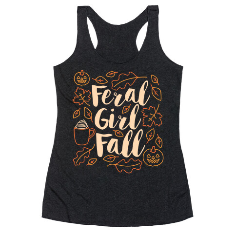 Basic Feral Girl Fall Racerback Tank Top