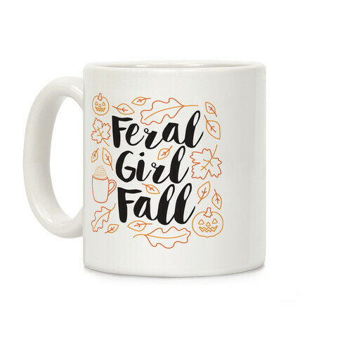 Basic Feral Girl Fall Coffee Mug