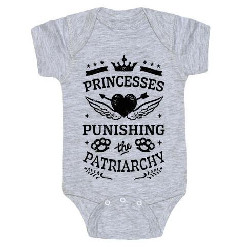 Princesses Punishing The Patriarchy Baby One-Piece