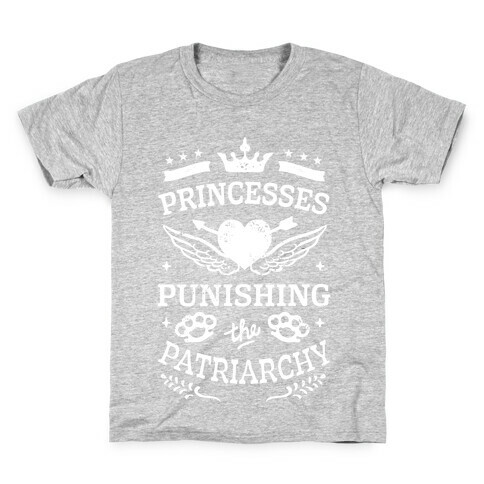 Princesses Punishing The Patriarchy Kids T-Shirt