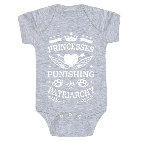 Princesses Punishing The Patriarchy Baby One-Piece