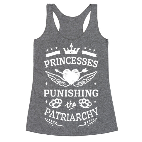 Princesses Punishing The Patriarchy Racerback Tank Top