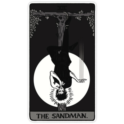 The Sandman Tarot Card Die Cut Sticker