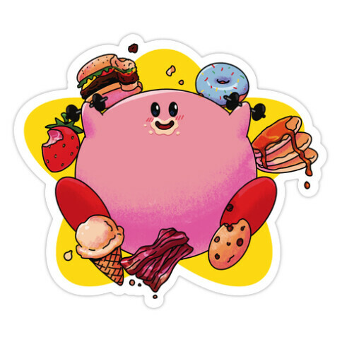 I'm into Fitness (Kirby) Die Cut Sticker