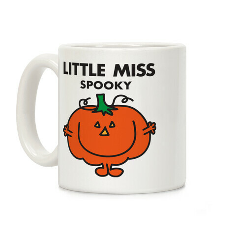 Little Miss Spooky Halloween Pumpkin Coffee Mug