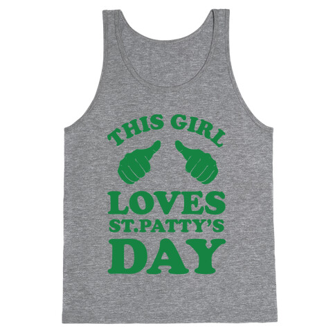 This Girl Loves St.Patty's Day Tank Top