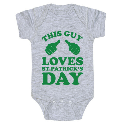 This Girl Loves St.Patricks Day Baby One-Piece