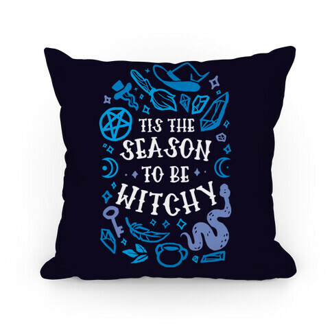 Tis The Season To Be Witchy Pillow