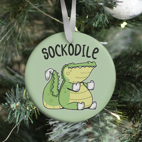 Sockodile Ornament