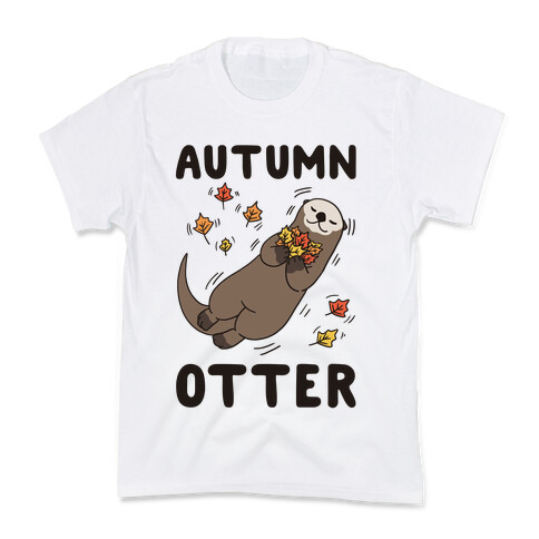 Autumn Otter Kids T-Shirt