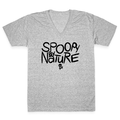 Spoopy By Nature  V-Neck Tee Shirt