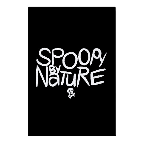 Spoopy By Nature  Garden Flag