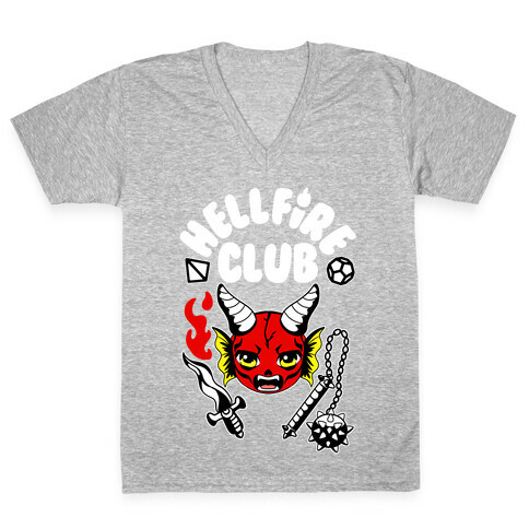 Kawaii Hellfire Club V-Neck Tee Shirt