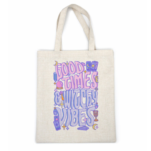 Good Times And Witchy Vibes Casual Tote