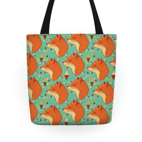 Spirit Fox Pattern Tote