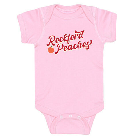 Rockford Peaches Script Baby One-Piece