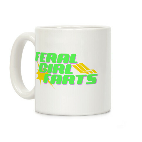 Feral Girl Farts Coffee Mug