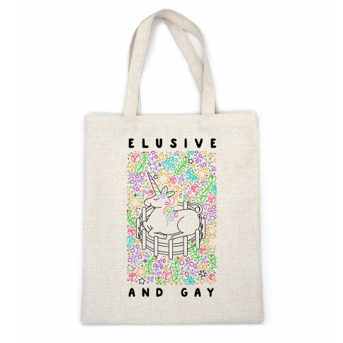 Elusive And Gay Unicorn  Casual Tote