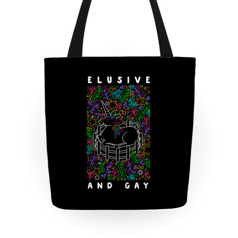 Elusive And Gay Unicorn  Tote