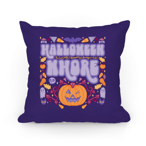 Halloween Whore Pillow