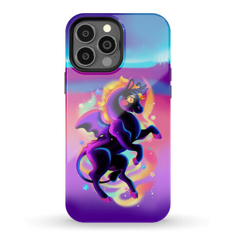 Neon Rainbow Jersey Devil Phone Case