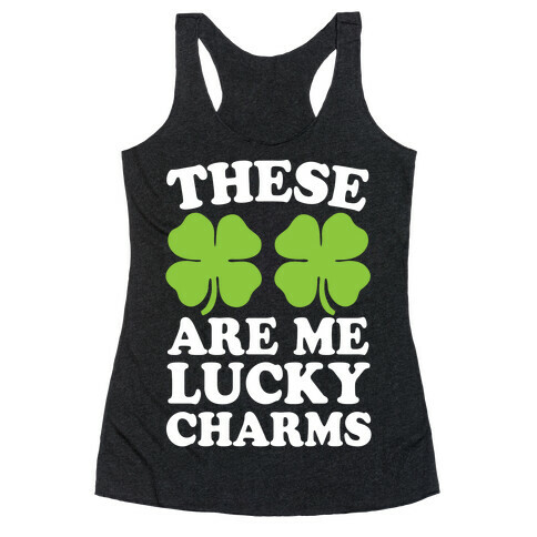 These Are Me Lucky Charms Racerback Tank Top