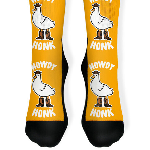 Howdy Honk Sock